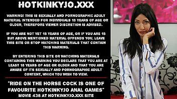 Ride on the horse knob es uno de casi todos los juegos anales favoritos de hotkinkyjo